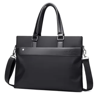 Men's Business Briefcase 14''Laptop Handbag Waterproof Large Capacity Shoulder Crossbody Bag