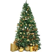 Dimono Künstlicher Weihnachtsbaum DIMONO - Dekorativer XXL Weihnachtsbaum mit Ständer und Stecksystem, Christbaum, Naturgetreuer Tannenbaum mit wunderschönen Baumspitzen