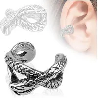 Order & Smile Schmuck Ohrklemme Ohrklemme Schlange: Ear Cuff Ohrring ohne Loch tragbar