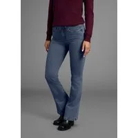 Arizona Bootcut-Jeans Comfort-Fit ausgestellte Beinform, mit Eingrifftaschen, High-Waist