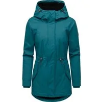 Ragwear Funktionsjacke Monadis Rainy Warm Gefütterte Winterjacke mit Kapuze