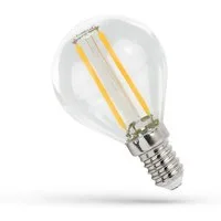 Spectrum LED-Leuchtmittel Spectrum LED E14 G45 Filament Klar 1W = 10W 100lm 270° Warmweiß 2700K, E14, Warmweiß