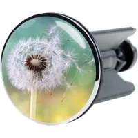 Sanilo Waschbeckenstöpsel Pusteblume, Ø 4.0 cm, hochwertig, universell, mit Motiv, 100% wasserdicht