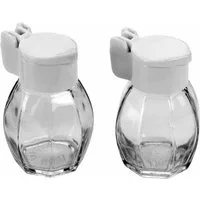 Metaltex Salz- / Pfefferstreuer Salz-/Pfefferstreuer-Set 7 cm Glas/Kunststoff