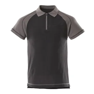 MASCOT Bianco Polo-Shirt mit Brusttasche IMAGE Schwarz / Anthrazit S - 50302-260-9888-S