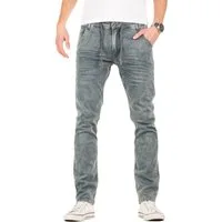 WOTEGA Slim-fit-Jeans Herren Jogginghose in Jeans-Look Joshua Stretch Hose in Jogging Jeans Sweathosen Denim