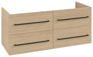 Villeroy & Boch Waschtischunterschrank Avento 1180x514x484mm 4 Ausz. Waschbecken mittig Nordic Oak A89310VJ
