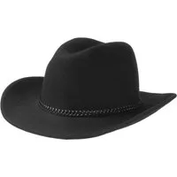 Lipodo Cowboyhut (1-St) Rodeohut mit Lederband, Made in Italy