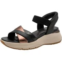 Tamaris WIDE FIT STEP IN, comfortFit Frauen kein Absatz Plateausandaletten comfortFit