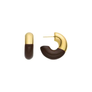 Luxenter-Ohrringe aus 18k Gelbgold - Tayris