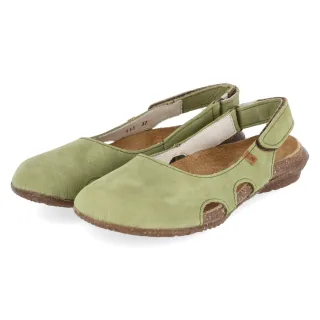 El Naturalista Ballerinas WAKATAUA - Gr. 37 - Grün - Rauleder