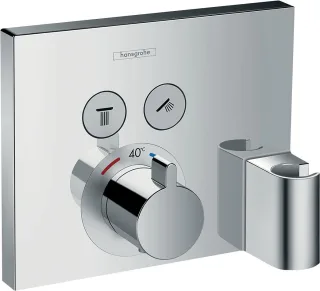 Hansgrohe Thermostat Unterputz ShowerSelect, 15765000, für 2 Verbraucher Fertigset 2 Verbraucher chr 15765000