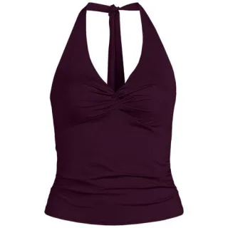 Neckholder-Tankinitop für Damen, Damen, size: regular, Rot, Nylon-Mischung, by Lands' End