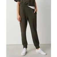 OPUS Stoffhose Myha Club mit samtiger Optik Schmal zulaufendes Bein, angeraute Oberfläche, weicher Griff