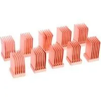 GPU RAM Copper Heatsinks 6,5x6,5mm, Kühlkörper kupfer, 10 Stück