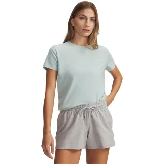 Under Armour - "Rival Core" T-Shirt für Damen, Übergroß, kurzärmlig (Blau/Weiß)