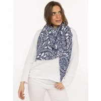 Zwillingsherz Dreieckstuch "Paisley Blätter", blumiges Muster, tolles Accessoire, vielseitig tragbar