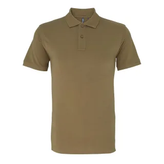 Asquith & Fox Herren-Poloshirt mit kurzen Ärmeln (Khaki)