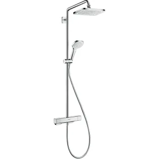 hansgrohe Croma E 280 1jet Showerpipe 27630000 chrom, mit Brausethermostat
