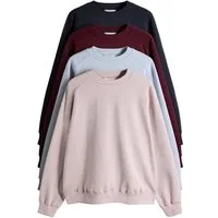 The Set Sweater The Set Rundhalssweatshirts, 4er-Pack (4-tlg)