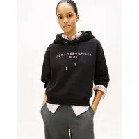 Tommy Hilfiger Kapuzensweatshirt CORP LOGO MDRN HOODIE mit Stickerei, Baumwollmix