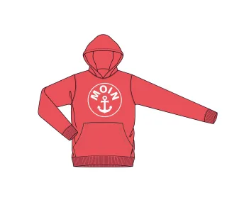 BASEFIELD - Hoodie mn pomegranate - Gr. - L