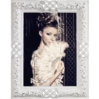 Hama Bilderrahmen Portraitrahmen Barock 10x15cm Foto-Rahmen Weiß, (einzeln), Portait Antik Bilderrahmen Retro Porträt 10 cm x 15 cm
