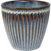 Greengate Becher Alice oyster Latte Cup blue 0,35l, Steingut