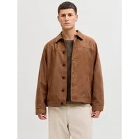 Jack & Jones Hemdjacke JJECASABLANCA SHACKET SN mit auffälliger Knopfleiste