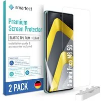 smartect Displayschutzfolie TPU Schutzfolie Klar für Xiaomi Poco M8 5G, Set, 2 Stück, Panzerfolie Bildschirm Displayfolie