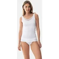 Mey Trägertop Mey Damen Top Serie Noblesse Uni Unterhemd Tank (1-tlg) Softes Basic Unterhemd, breiteTräger, Baumwolle