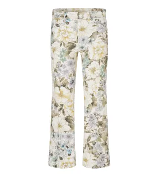 CAMBIO - Fabienne pocket cropped flower pale lilac blushes - Gr. - 34/29