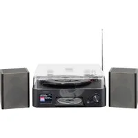 Reflexion HIF2084IR Plattenspieler (Bluetooth, WiFi, DAB+, Internetradio, Bluetooth, CD, Farbdisplay)