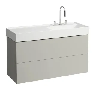 LAUFEN Waschtischunterschrank Kartell 600x1180x450 f. Waschtisch H813333 kieselgrau H4076490336411