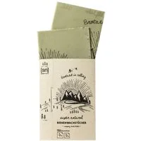 SUPER.NATURAL Bienenwachstücher Bienenwachstücher BEES WAX WRAPS, Doppelpack, 2-tlg., 2, antibakteriell, mehrfach wiederverwendbar