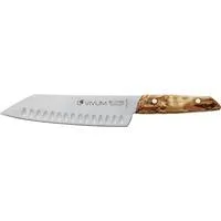 VIVUM Santoku Kullenschliff, 18cm, Messer holz