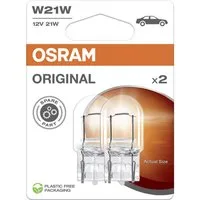 Osram KFZ-Ersatzleuchte Osram Signallampe W21W Original 2.0 2 Stück