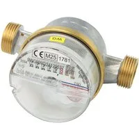 Wassergeräte Kaltwasserzähler Wohnungswasserzähler ECO TWO in One, 1/2", 110mm Warm- und Kaltwasser