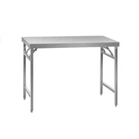 Royal Catering Arbeitstisch 120 x 60 x 90,5 cm Küchentisch 120 kg Klapptisch Edelstahltisch, verschiedene Größen