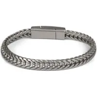 styleBREAKER Armkette Armband Zopfkette mit Magnetverschluss (1-tlg)