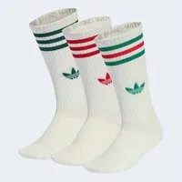 adidas Originals Sportsocken 3-STREIFEN HIGH CREW, 3 PAAR (3-Paar) wadenlange Passform, 3er-Pack, für Erwachsene