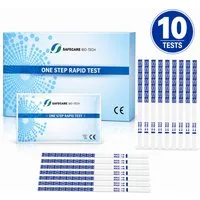 Safecare Bio-Tech Drogen-Schnelltest 10 Urin Drogentest Schnelltest THC Test, 1 Messparameter, Urinprobe, 10-tlg., THC-Drogentest, Hohe Präzision und Zuverlässigkeit