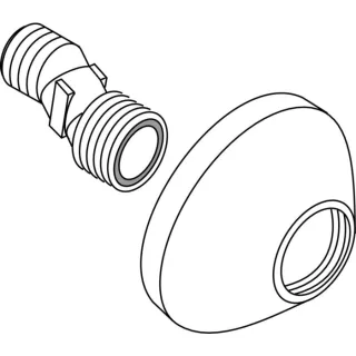 Ideal Standard S-Anschluß 2X (951720), Chrom A960975AA