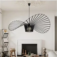 Nettlife Pendelleuchte Vintage Schwarz Esstisch E27 Hängelampe 60/80/100/120/140CM, LED wechselbar, Pendellampe für Wohnzimmer Schlafzimmer Korridor Esszimmer