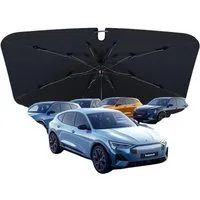 HS.SUPPLY Autosonnenschutz Frontscheibenabdeckung, Auto Sonnenschutzschirm, Auto Sonnenschutz, Universell einsetzbar, gesäumte Ecken
