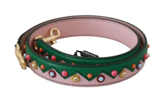Dolce & Gabbana Schultergurt Leder Pink Handtaschenzubehör