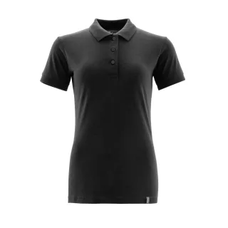 MASCOT Damen Polo-Shirt CROSSOVER Vollschwarz L - 20593-797-90-L