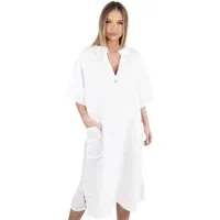 Mississhop Sommerkleid Dame Kleid Sommerkleid 100% Leinen M.3093 Gr.36-40