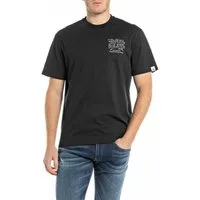 Replay T-Shirt mit Marken-Print auf der Brust