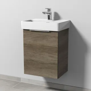 Sanipa 3way Waschtischunterbau zu Laufen Pro S Waschtisch mit 1 Tür, Eiche-Nebraska UM78337